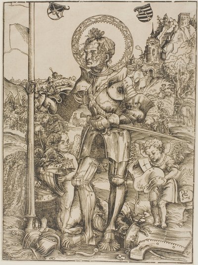 Saint George Standing by Lucas Cranach the Elder
