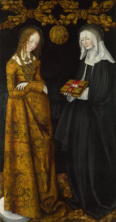 Saints Christina and Ottilia, 1506 by Lucas Cranach the Elder