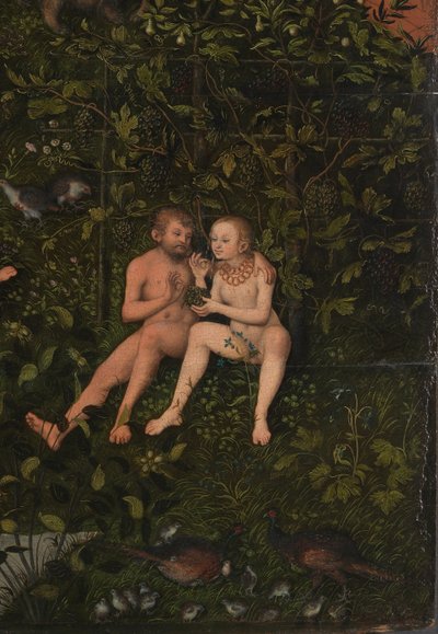 The Golden Age (Detail) by Lucas Cranach the Elder