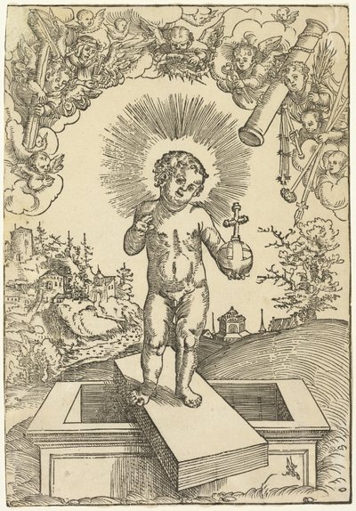 The Infant Christ as Redeemer by Lucas Cranach the Elder