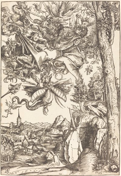 The Temptation of Saint Anthony by Lucas Cranach the Elder