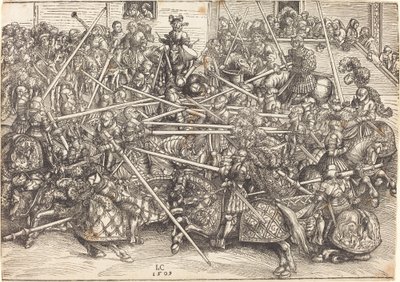 The Third Tournament by Lucas Cranach the Elder