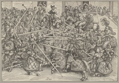 The Third Tournament by Lucas Cranach the Elder