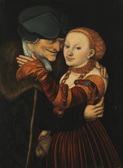 The Unequal Couple by Lucas Cranach the Elder