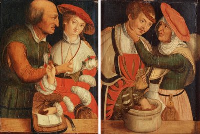 The Unequal Couples by Lucas Cranach the Elder