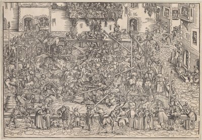 Tournament by Lucas Cranach the Elder