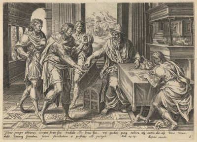 The Parable of the Talents by Lucas Doetechum van