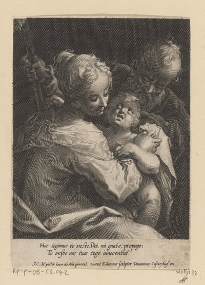 Holy Family by Lucas Kilian