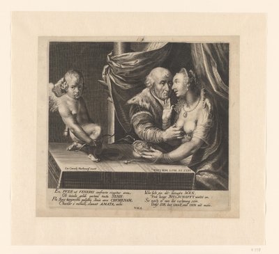 Unequal Lovers with Cupid by Lucas Kilian