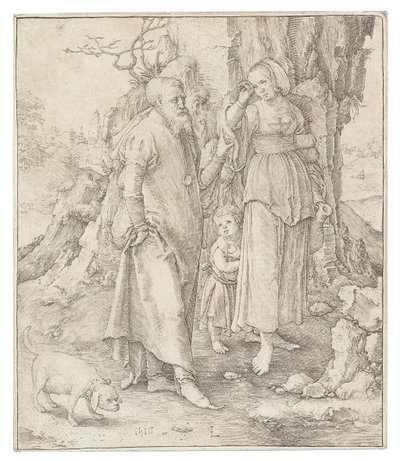 The Repudiation of Hagar by Lucas Leyden van