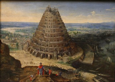 The Tower of Babel by Lucas Valckenborch van