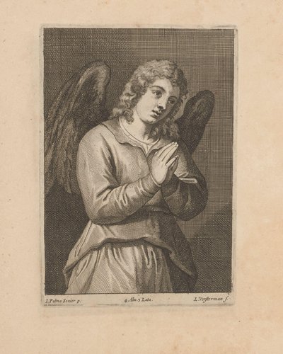Angel with Crossed Arms by Lucas Vorsterman (II)