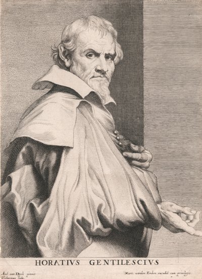 Horatius Gentilesciu by Lucas Vorsterman