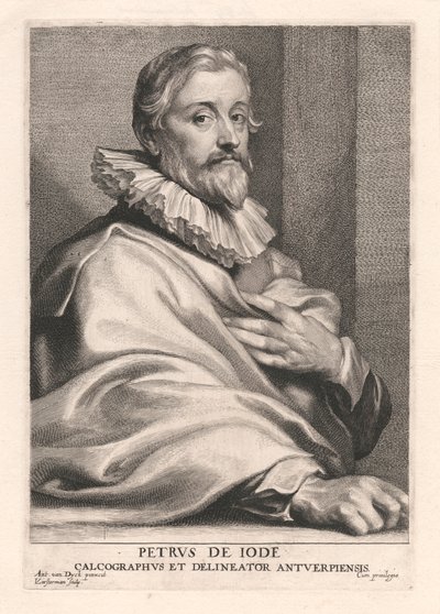 Petrus de Jode by Lucas Vorsterman