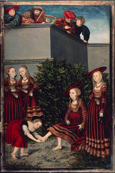 King David and Bathsheba by Lucas the Elder Cranach