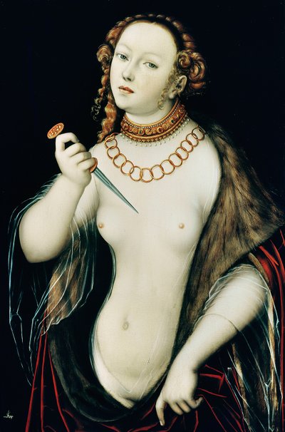 The Suicide of Lucretia by Lucas the Elder Cranach