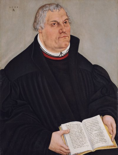 Portrait of Martin Luther by Lucas the Younger Cranach