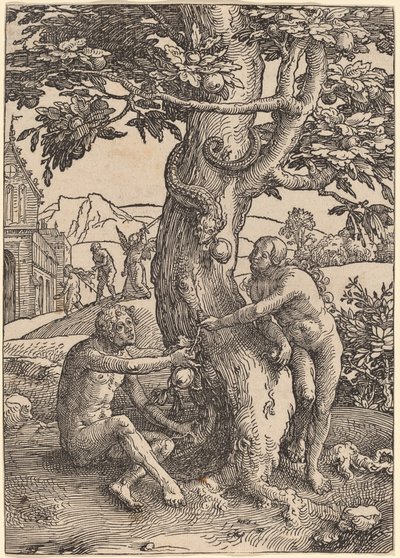 Adam and Eve by Lucas van Leyden