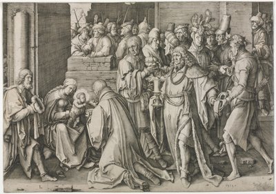 Adoration of the Magi by Lucas van Leyden