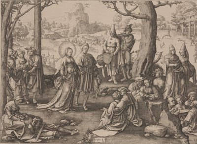 Dance of the Magdalene by Lucas van Leyden