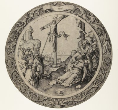 The Crucifixion The Round Passion (series title) by Lucas van Leyden