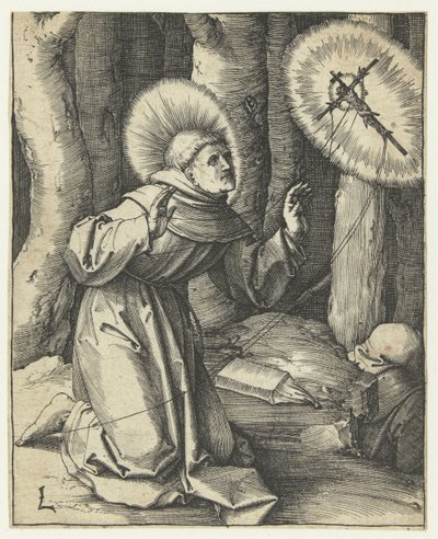 The Stigmatization of Saint Francis by Lucas van Leyden