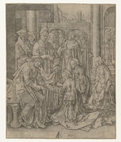 Esther Kneeling Before Ahasuerus by Lucas van Leyden