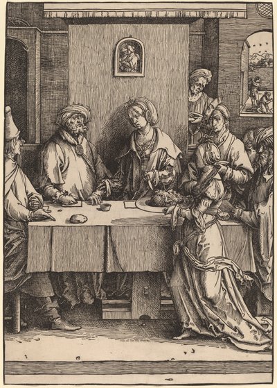 Herod and Herodias by Lucas van Leyden