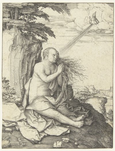 Mary Magdalene in the Desert by Lucas van Leyden