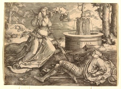 Pyramus and Thisbe by Lucas van Leyden