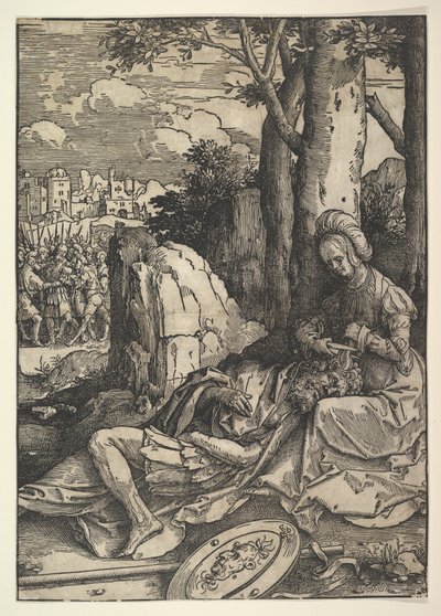 Samson and Delilah, ca. 1514 by Lucas van Leyden