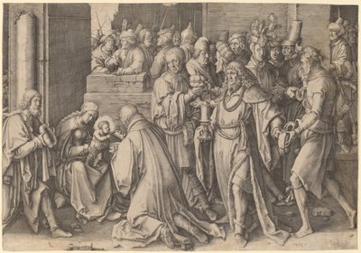 The Adoration of the Magi by Lucas van Leyden