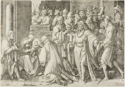 The Adoration of the Magi by Lucas van Leyden