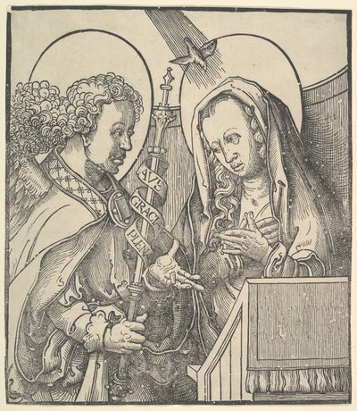 The Annunciation by Lucas van Leyden