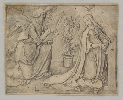 The Annunciation, ca. 1516 by Lucas van Leyden