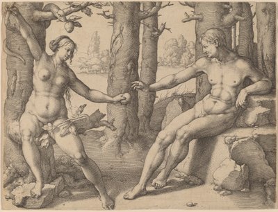The Fall of Man by Lucas van Leyden