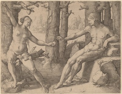 The Fall of Man by Lucas van Leyden