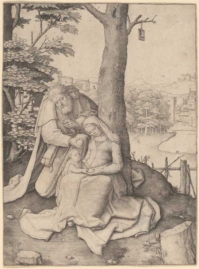 The Holy Family by Lucas van Leyden