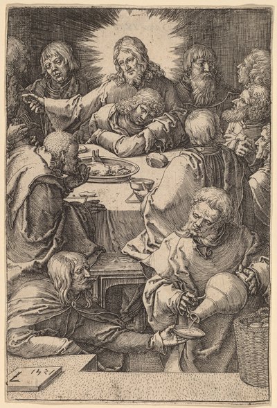 The Last Supper by Lucas van Leyden