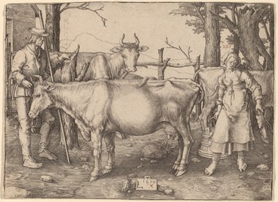 The Milkmaid by Lucas van Leyden