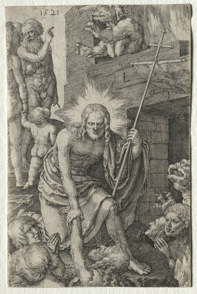 The Passion: Descent into Limbo, 1521 by Lucas van Leyden