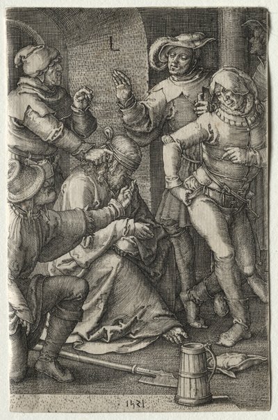 The Passion: The Mocking of Christ by Lucas van Leyden