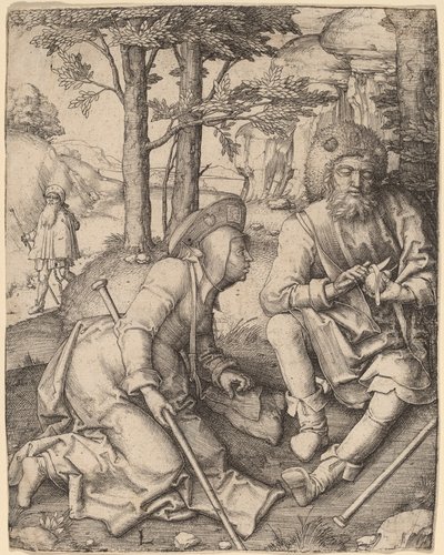 The Pilgrims by Lucas van Leyden