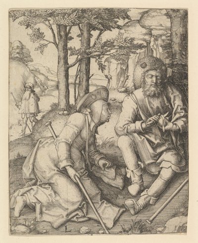 The Pilgrims by Lucas van Leyden