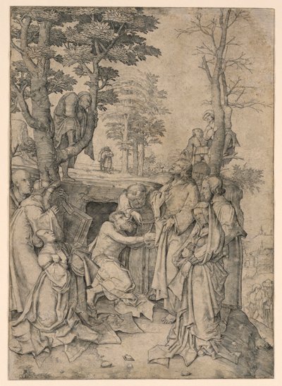 The Resurrection of Lazarus by Lucas van Leyden