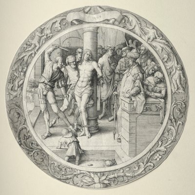 The Round Passion: The Flagellation, 1509 by Lucas van Leyden