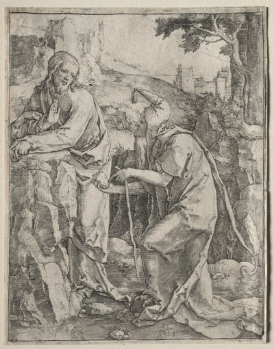 The Temptation of Christ by Lucas van Leyden