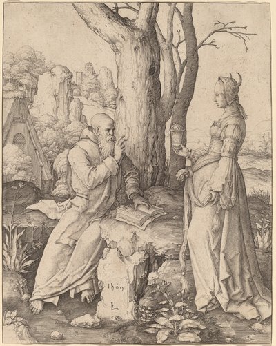 The Temptation of Saint Anthony by Lucas van Leyden