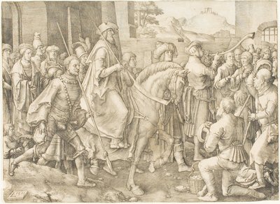 The Triumph of Mordecai by Lucas van Leyden