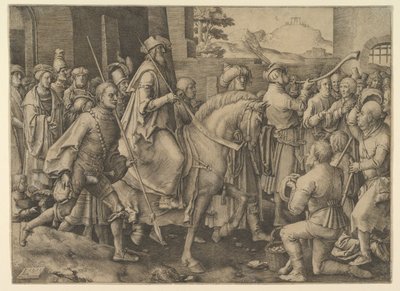 The Triumph of Mordecai by Lucas van Leyden